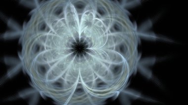 Fantezi kaotik renkli fraktal desen. Soyut Fraktal şekiller. 3D render resimde arka plan veya duvar kağıdı.