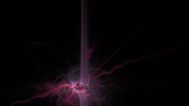 Fantezi kaotik renkli fraktal desen. Soyut Fraktal şekiller. 3D render resimde arka plan veya duvar kağıdı.