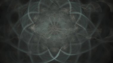 Fantezi kaotik renkli fraktal desen. Soyut Fraktal şekiller. 3D render resimde arka plan veya duvar kağıdı.