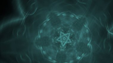 Fantezi kaotik renkli fraktal desen. Soyut Fraktal şekiller. 3D render resimde arka plan veya duvar kağıdı.