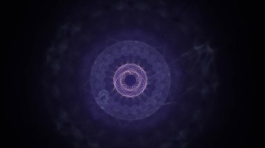 Fantezi kaotik renkli fraktal desen. Soyut Fraktal şekiller. 3D render resimde arka plan veya duvar kağıdı.