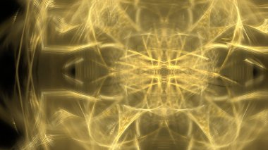 Fantezi kaotik renkli fraktal desen. Soyut Fraktal şekiller. 3D render resimde arka plan veya duvar kağıdı.