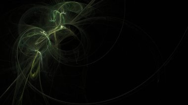 Fantezi kaotik renkli fraktal desen. Soyut Fraktal şekiller. 3D render resimde arka plan veya duvar kağıdı.