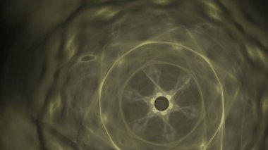 Fantezi kaotik renkli fraktal desen. Soyut Fraktal şekiller. 3D render resimde arka plan veya duvar kağıdı.