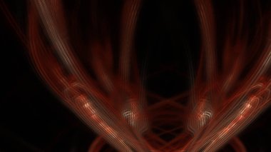 Fantezi kaotik renkli fraktal desen. Soyut Fraktal şekiller. 3D render resimde arka plan veya duvar kağıdı.