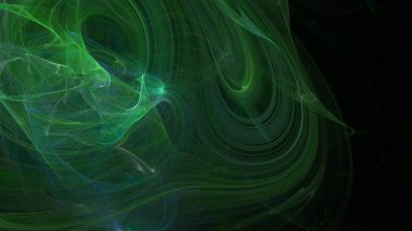 Fantezi kaotik renkli fraktal desen. Soyut Fraktal şekiller. 3D render resimde arka plan veya duvar kağıdı.