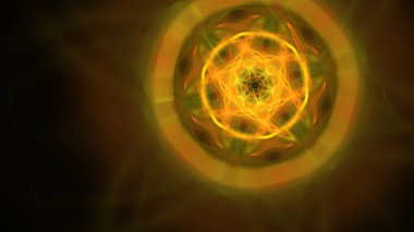 Fantezi kaotik renkli fraktal desen. Soyut Fraktal şekiller. 3D render resimde arka plan veya duvar kağıdı.