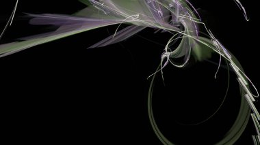 Fantezi kaotik renkli fraktal desen. Soyut Fraktal şekiller. 3D render resimde arka plan veya duvar kağıdı.