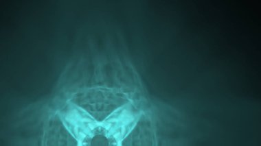 Fantezi kaotik renkli fraktal desen. Soyut Fraktal şekiller. 3D render resimde arka plan veya duvar kağıdı.