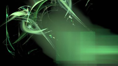 Fantezi kaotik renkli fraktal desen. Soyut Fraktal şekiller. 3D render resimde arka plan veya duvar kağıdı.