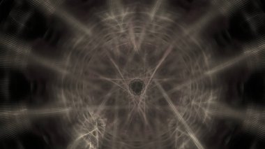 Fantezi kaotik renkli fraktal desen. Soyut Fraktal şekiller. 3D render resimde arka plan veya duvar kağıdı.