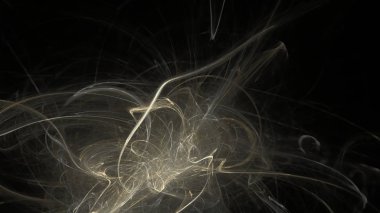 Fantezi kaotik renkli fraktal desen. Soyut Fraktal şekiller. 3D render resimde arka plan veya duvar kağıdı.