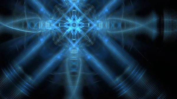 Fantezi kaotik renkli fraktal desen. Soyut Fraktal şekiller. 3D render resimde arka plan veya duvar kağıdı.