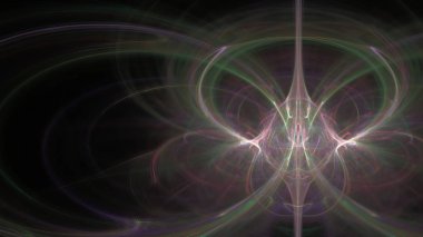 Fantezi kaotik renkli fraktal desen. Soyut Fraktal şekiller. 3D render resimde arka plan veya duvar kağıdı.