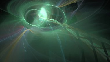 Fantezi kaotik renkli fraktal desen. Soyut Fraktal şekiller. 3D render resimde arka plan veya duvar kağıdı.