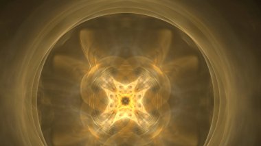 Fantezi kaotik renkli fraktal desen. Soyut Fraktal şekiller. 3D render resimde arka plan veya duvar kağıdı.