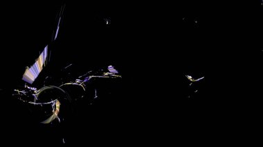 Fantezi kaotik renkli fraktal desen. Soyut Fraktal şekiller. 3D render resimde arka plan veya duvar kağıdı.