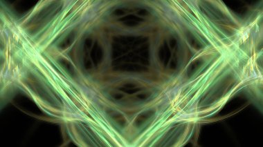 Fantezi kaotik renkli fraktal desen. Soyut Fraktal şekiller. 3D render resimde arka plan veya duvar kağıdı.