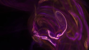 Fantezi kaotik renkli fraktal desen. Soyut Fraktal şekiller. 3D render resimde arka plan veya duvar kağıdı.