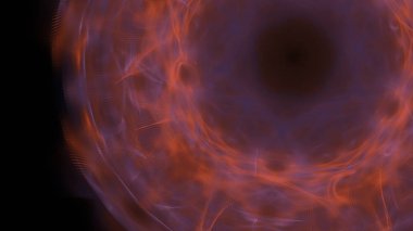 Fantezi kaotik renkli fraktal desen. Soyut Fraktal şekiller. 3D render resimde arka plan veya duvar kağıdı.