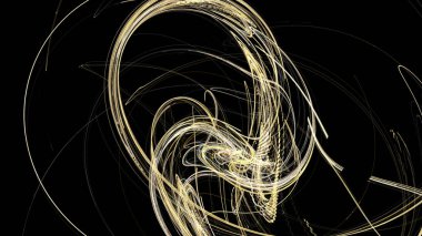 Fantezi kaotik renkli fraktal desen. Soyut Fraktal şekiller. 3D render resimde arka plan veya duvar kağıdı.