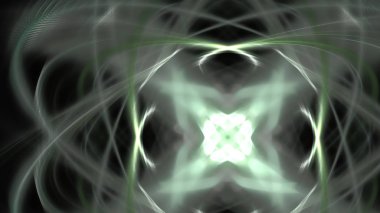 Fantezi kaotik renkli fraktal desen. Soyut Fraktal şekiller. 3D render resimde arka plan veya duvar kağıdı.