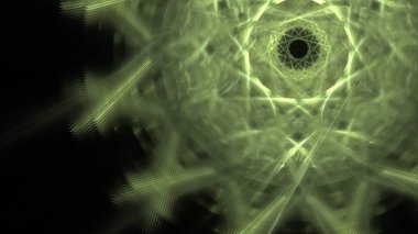 Fantezi kaotik renkli fraktal desen. Soyut Fraktal şekiller. 3D render resimde arka plan veya duvar kağıdı.