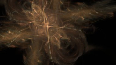 Fantezi kaotik renkli fraktal desen. Soyut Fraktal şekiller. 3D render resimde arka plan veya duvar kağıdı.