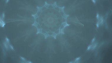 Fantezi kaotik renkli fraktal desen. Soyut Fraktal şekiller. 3D render resimde arka plan veya duvar kağıdı.