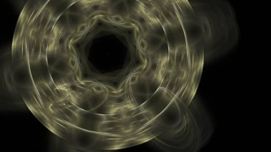 Fantezi kaotik renkli fraktal desen. Soyut Fraktal şekiller. 3D render resimde arka plan veya duvar kağıdı.