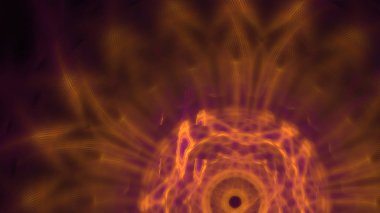 Fantezi kaotik renkli fraktal desen. Soyut Fraktal şekiller. 3D render resimde arka plan veya duvar kağıdı.