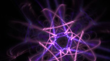 Fantezi kaotik renkli fraktal desen. Soyut Fraktal şekiller. 3D render resimde arka plan veya duvar kağıdı.