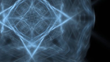 Fantezi kaotik renkli fraktal desen. Soyut Fraktal şekiller. 3D render resimde arka plan veya duvar kağıdı.