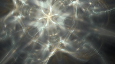 Fantezi kaotik renkli fraktal desen. Soyut Fraktal şekiller. 3D render resimde arka plan veya duvar kağıdı.