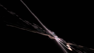 Fantezi kaotik renkli fraktal desen. Soyut Fraktal şekiller. 3D render resimde arka plan veya duvar kağıdı.