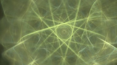 Fantezi kaotik renkli fraktal desen. Soyut Fraktal şekiller. 3D render resimde arka plan veya duvar kağıdı.