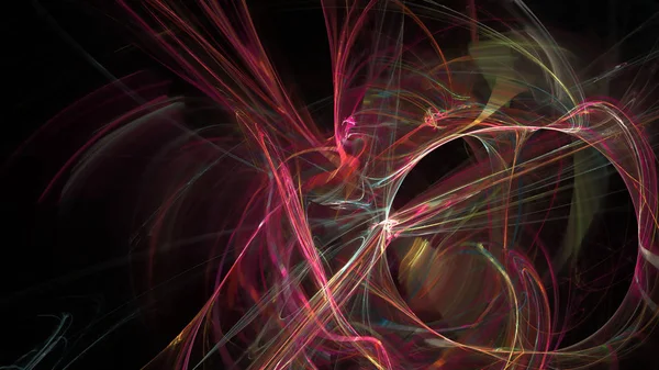 Fantezi kaotik renkli fraktal desen. Soyut Fraktal şekiller. 3D render resimde arka plan veya duvar kağıdı.