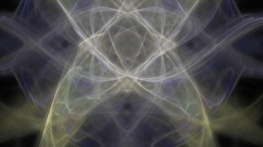 Fantezi kaotik renkli fraktal desen. Soyut Fraktal şekiller. 3D render resimde arka plan veya duvar kağıdı.