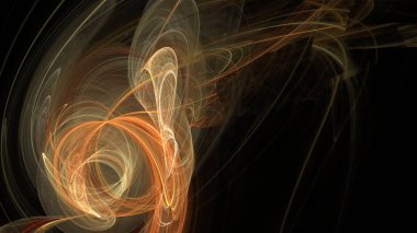 Fantezi kaotik renkli fraktal desen. Soyut Fraktal şekiller. 3D render resimde arka plan veya duvar kağıdı.