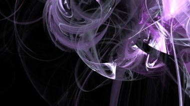 Fantezi kaotik renkli fraktal desen. Soyut Fraktal şekiller. 3D render resimde arka plan veya duvar kağıdı.