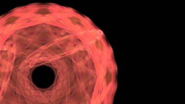 Fantezi kaotik renkli fraktal desen. Soyut Fraktal şekiller. 3D render resimde arka plan veya duvar kağıdı.