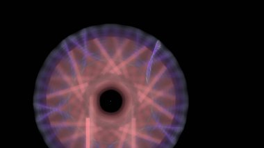 Fantezi kaotik renkli fraktal desen. Soyut Fraktal şekiller. 3D render resimde arka plan veya duvar kağıdı.