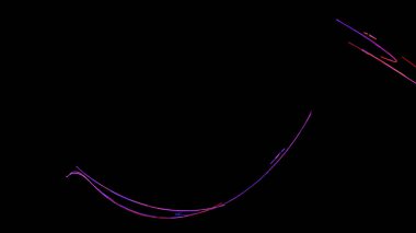 Fantezi kaotik renkli fraktal desen. Soyut Fraktal şekiller. 3D render resimde arka plan veya duvar kağıdı.