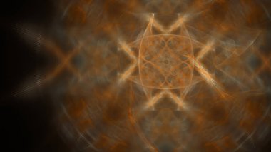 Fantezi kaotik renkli fraktal desen. Soyut Fraktal şekiller. 3D render resimde arka plan veya duvar kağıdı.