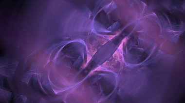 Fantezi kaotik renkli fraktal desen. Soyut Fraktal şekiller. 3D render resimde arka plan veya duvar kağıdı.