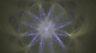 Fantezi kaotik renkli fraktal desen. Soyut Fraktal şekiller. 3D render resimde arka plan veya duvar kağıdı.