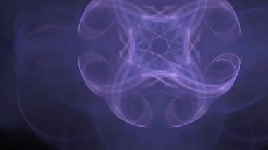 Fantezi kaotik renkli fraktal desen. Soyut Fraktal şekiller. 3D render resimde arka plan veya duvar kağıdı.