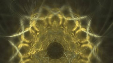 Fantezi kaotik renkli fraktal desen. Soyut Fraktal şekiller. 3D render resimde arka plan veya duvar kağıdı.