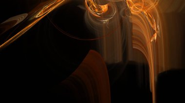 Fantezi kaotik renkli fraktal desen. Soyut Fraktal şekiller. 3D render resimde arka plan veya duvar kağıdı.