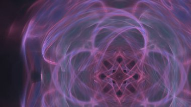 Fantezi kaotik renkli fraktal desen. Soyut Fraktal şekiller. 3D render resimde arka plan veya duvar kağıdı.